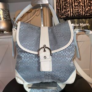 Coach 2006 Blue Large SoHo Bag